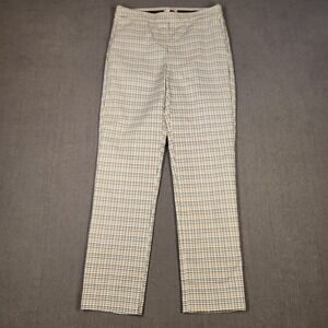 Elaine Rose Pants Womens Size 4 Pull On Plaid